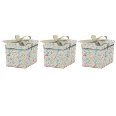 SourceDirect – Gift Box / Flat-Pack Large Gift Box – Pack of 3 (Ribbons) SourceDirect – Gift Box / Flat-Pack Large Gift Box – Pack of 3 (Ribbons)