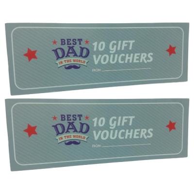 Source Direct – Voucher Booklet 10s – Best Dad – Pack of 2 (20 Vouchers) Source Direct – Voucher Booklet 10s – Best Dad – Pack of 2 (20 Vouchers)