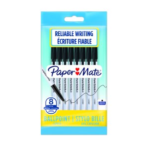PAPER MATE 045 Capped Ball Pen – Black 8’s PAPER MATE 045 Capped Ball Pen – Black 8’s