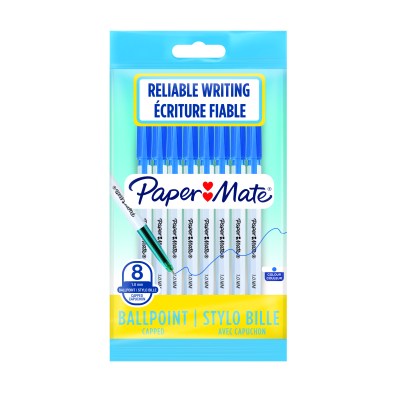 PAPER MATE 045 Capped Ball Pen – Blue 8’s PAPER MATE 045 Capped Ball Pen – Blue 8’s