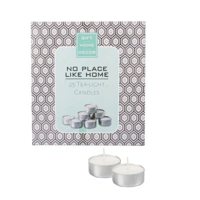 No Place Like Home – Tea Candle – Decor – Light White – 3.5cm – 25 Pack No Place Like Home – Tea Candle – Decor – Light White – 3.5cm – 25 Pack