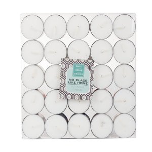 Candle – Tea – Light – White – 3.5cm x large Box – 25 Candle – Tea – Light – White – 3.5cm x large Box – 25