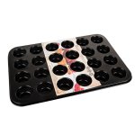Cup Cake Pan – Non Stick – Aluminium – Black – 24 Cups – 4.5cm x 2cm Cup Cake Pan – Non Stick – Aluminium – Black – 24 Cups – 4.5cm x 2cm
