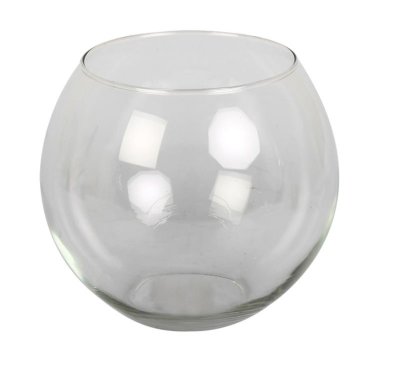 Vase – Glass – Home Decor – Florist Ball – Clear – 14.5cm x 17.5cm Vase – Glass – Home Decor – Florist Ball – Clear – 14.5cm x 17.5cm