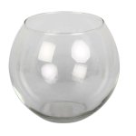 Vase – Glass – Home Decor – Florist Ball – Clear – 14.5cm x 17.5cm Vase – Glass – Home Decor – Florist Ball – Clear – 14.5cm x 17.5cm
