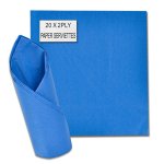 Serviettes – Plain Blue – 2 Ply – 33cm – 20 Piece Serviettes – Plain Blue – 2 Ply – 33cm – 20 Piece
