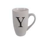 Kitchen Accessories – Mug – Letter ‘Y’ – Ceramic – White Kitchen Accessories – Mug – Letter ‘Y’ – Ceramic – White