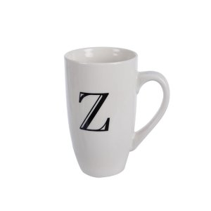 Kitchen Accessories – Mug – Letter ‘Z’ – Ceramic – White Kitchen Accessories – Mug – Letter ‘Z’ – Ceramic – White