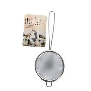 Hillhouse – Tea Strainer – Fine Mesh – Stainless Steel – Silver – 7cm Hillhouse – Tea Strainer – Fine Mesh – Stainless Steel – Silver – 7cm