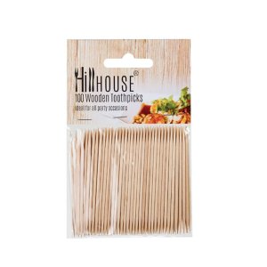 Hill House – Toothpicks – Kitchen Accessories – Wooden – 100 Pieces Hill House – Toothpicks – Kitchen Accessories – Wooden – 100 Pieces