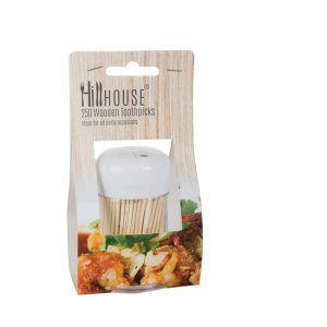 Hill House – Toothpicks – Kitchen – Wooden – In Holder – 250 Pieces Hill House – Toothpicks – Kitchen – Wooden – In Holder – 250 Pieces