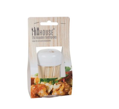 Hill House – Toothpicks – Kitchen – Wooden – In Holder – 250 Pieces Hill House – Toothpicks – Kitchen – Wooden – In Holder – 250 Pieces