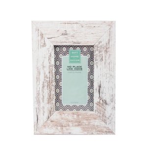 Picture Frame – MDF – White Stressed – 10 x 15cm Picture Frame – MDF – White Stressed – 10 x 15cm