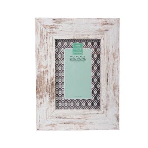 Picture Frame – MDF – White Stressed – 13 x 18cm Picture Frame – MDF – White Stressed – 13 x 18cm