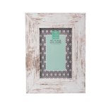 Picture Frame – MDF – White Stressed – 13 x 18cm Picture Frame – MDF – White Stressed – 13 x 18cm