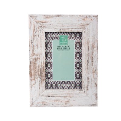 Picture Frame – MDF – White Stressed – 13 x 18cm Picture Frame – MDF – White Stressed – 13 x 18cm