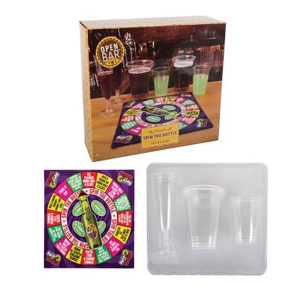Drinking Games – Spin The Bottle – 6 Plastic Glasses Drinking Games – Spin The Bottle – 6 Plastic Glasses
