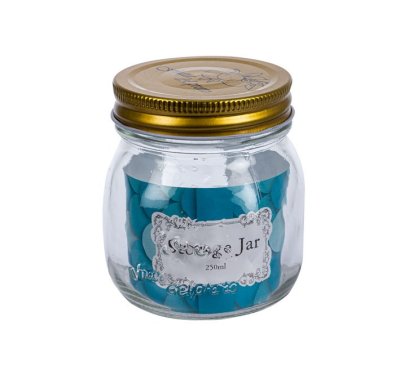 Storage Jar – Glass – Embossed – 7.5 x 9cm – 250ml Storage Jar – Glass – Embossed – 7.5 x 9cm – 250ml