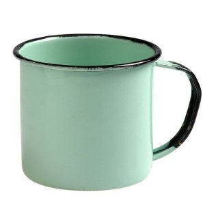 Mug – Household Accessories – Enamel – Green – 8 cm Mug – Household Accessories – Enamel – Green – 8 cm