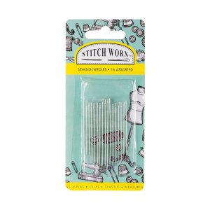 Stitch Worx – Haberdashery – Sewing Needles – Assorted – 16 Pieces Stitch Worx – Haberdashery – Sewing Needles – Assorted – 16 Pieces