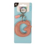 Alphabetical Keychain – Bag Clip – Snap Clip – G – Pink – 10cm Alphabetical Keychain – Bag Clip – Snap Clip – G – Pink – 10cm