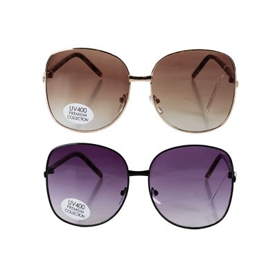 Sunglasses – Fashion Accessories – Ladies – Assorted Lens – Metal – 2 Pack Sunglasses – Fashion Accessories – Ladies – Assorted Lens – Metal – 2 Pack