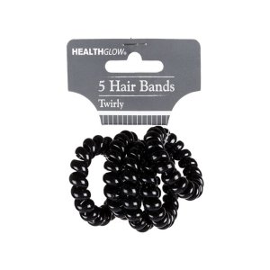 Hair Bands – Fashion Accessories – Twirly – Black – 5 Pieces Hair Bands – Fashion Accessories – Twirly – Black – 5 Pieces