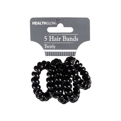 Hair Bands – Fashion Accessories – Twirly – Black – 5 Pieces Hair Bands – Fashion Accessories – Twirly – Black – 5 Pieces