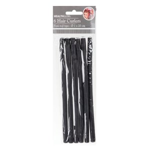 Hair Curlers – Flexi Rod Type – Black – 1cm x 20cm – Pack of 6 Hair Curlers – Flexi Rod Type – Black – 1cm x 20cm – Pack of 6