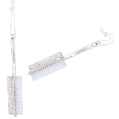 Pumice Stone with Brush – Bathroom Accessories – Transparent Pumice Stone with Brush – Bathroom Accessories – Transparent