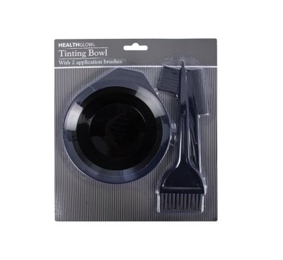 Tinting Bowl – Application Brushes – Plastic – Black – 3 Piece Tinting Bowl – Application Brushes – Plastic – Black – 3 Piece