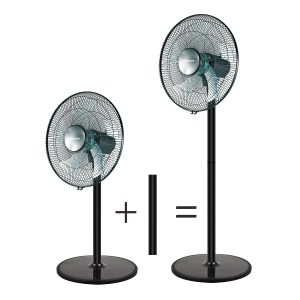 Mellerware Fan 2 in 1 Stand & Pedestal Plastic Black 40cm 50W Mellerware Fan 2 in 1 Stand & Pedestal Plastic Black 40cm 50W