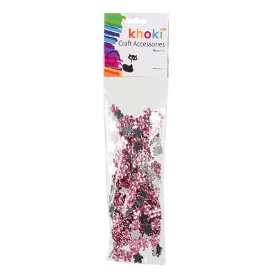 Khoki – Craft Flowers – Gemstones – Pink – 2 Pack Khoki – Craft Flowers – Gemstones – Pink – 2 Pack