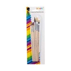 Paint Brushes – Art & Craft – Assorted Sizes – 6 Piece Paint Brushes – Art & Craft – Assorted Sizes – 6 Piece