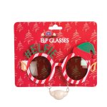 Dress-Up Glasses – Elf – Red & Green – 16cm Dress-Up Glasses – Elf – Red & Green – 16cm
