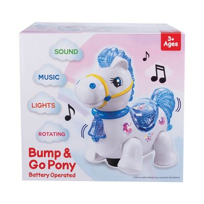 Bump & Go Pony – Baby Toys – Lights & Sounds – Battery Operated Bump & Go Pony – Baby Toys – Lights & Sounds – Battery Operated