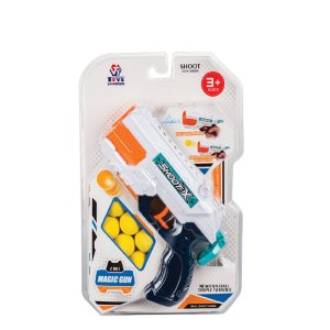 Shoot X – Space Blaster – 2 In 1 – 7 Foam Bullets & Water Gun – 21cm Shoot X – Space Blaster – 2 In 1 – 7 Foam Bullets & Water Gun – 21cm