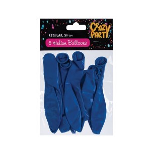 Helium Balloon – Party Accessories & Supplies – Latex – Blue – 6 Pack Helium Balloon – Party Accessories & Supplies – Latex – Blue – 6 Pack