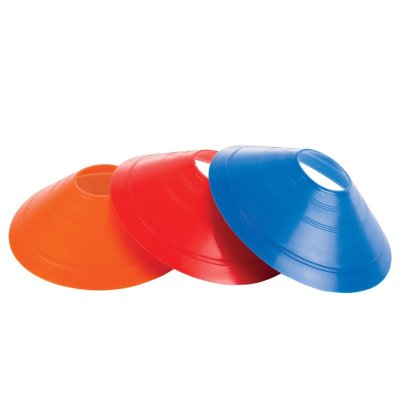 Flat Cones – BPA-Free Plastic – Assorted Colours – 18cm – Set of 3 Flat Cones – BPA-Free Plastic – Assorted Colours – 18cm – Set of 3