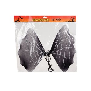 Bat Wings – Halloween Decorations – Web – Black – Single Bat Wings – Halloween Decorations – Web – Black – Single