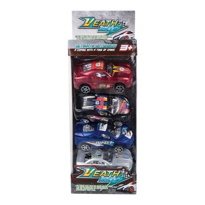 Racer Set – Childrens Car Toy – Assorted Colours – 4 Piece – 26cm Racer Set – Childrens Car Toy – Assorted Colours – 4 Piece – 26cm