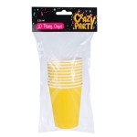 Party Cups – Party Accessories – BPA Free – Yellow – 220 ml – 10 Pieces Party Cups – Party Accessories – BPA Free – Yellow – 220 ml – 10 Pieces