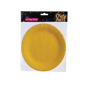 Party Plates – Party Accessories – BPA Free – Yellow – 23 cm – 10 Pieces Party Plates – Party Accessories – BPA Free – Yellow – 23 cm – 10 Pieces