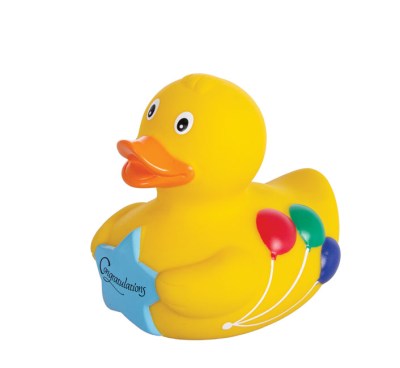Floating Duck Toy – Birthday Design – Vinyl – Yellow Floating Duck Toy – Birthday Design – Vinyl – Yellow
