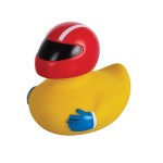 Floating Duck Toy – Racer Design – Vinyl – Yellow Floating Duck Toy – Racer Design – Vinyl – Yellow