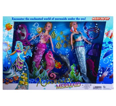 Mermaid Twins – Doll Set – Children’s Toys – 9 Piece Mermaid Twins – Doll Set – Children’s Toys – 9 Piece