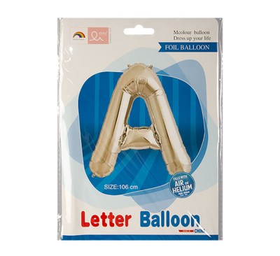 Balloon – Party Accessories – Letter A – Foil – Single – 106cm Balloon – Party Accessories – Letter A – Foil – Single – 106cm