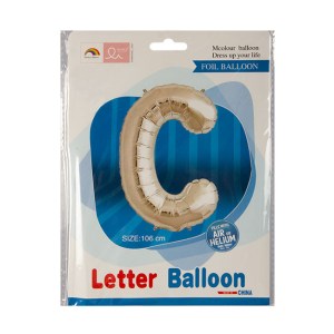 Balloon – Party Accessories – Letter C – Foil – Single – 106cm Balloon – Party Accessories – Letter C – Foil – Single – 106cm