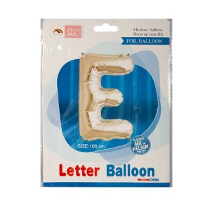 Balloon – Party Accessories – Letter E – Foil – Single – 106cm Balloon – Party Accessories – Letter E – Foil – Single – 106cm