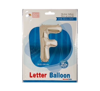Balloon – Party Accessories – Letter F – Foil – Single – 106cm Balloon – Party Accessories – Letter F – Foil – Single – 106cm
